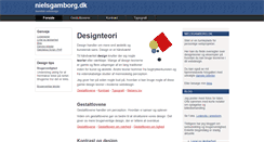 Desktop Screenshot of nielsgamborg.dk
